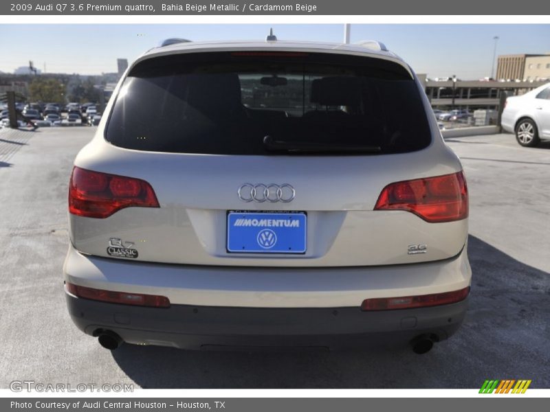 Bahia Beige Metallic / Cardamom Beige 2009 Audi Q7 3.6 Premium quattro
