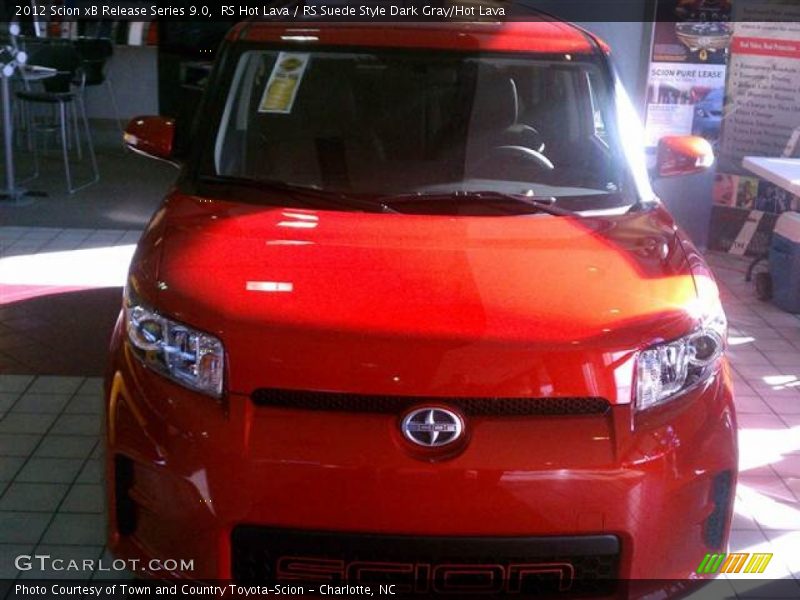 RS Hot Lava / RS Suede Style Dark Gray/Hot Lava 2012 Scion xB Release Series 9.0