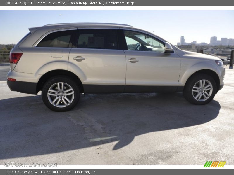 Bahia Beige Metallic / Cardamom Beige 2009 Audi Q7 3.6 Premium quattro