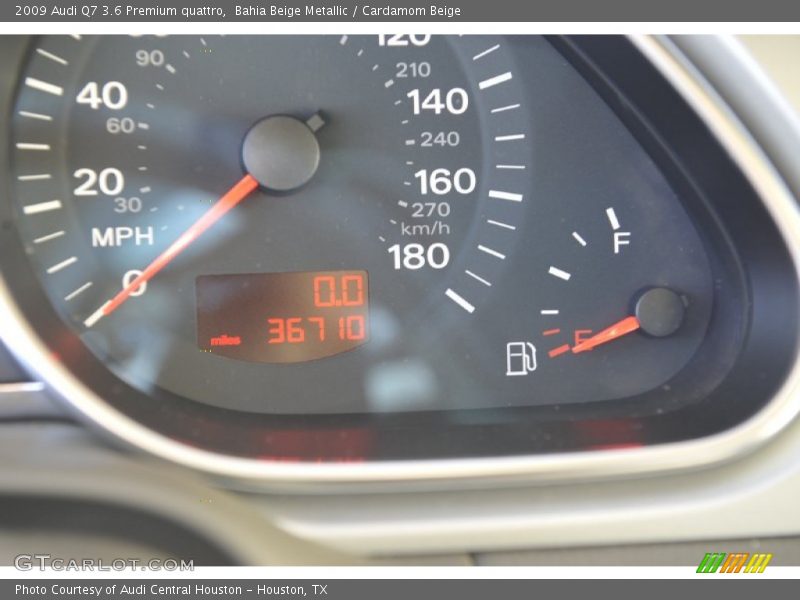 Bahia Beige Metallic / Cardamom Beige 2009 Audi Q7 3.6 Premium quattro