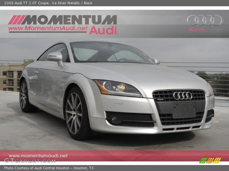 Ice Silver Metallic / Black 2009 Audi TT 2.0T Coupe