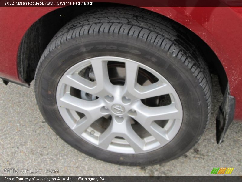 Cayenne Red / Black 2012 Nissan Rogue SL AWD