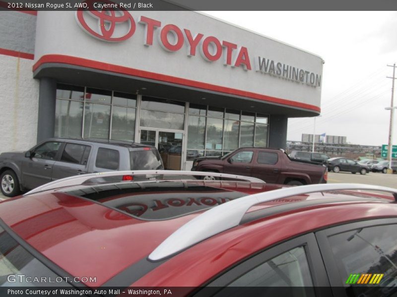 Cayenne Red / Black 2012 Nissan Rogue SL AWD
