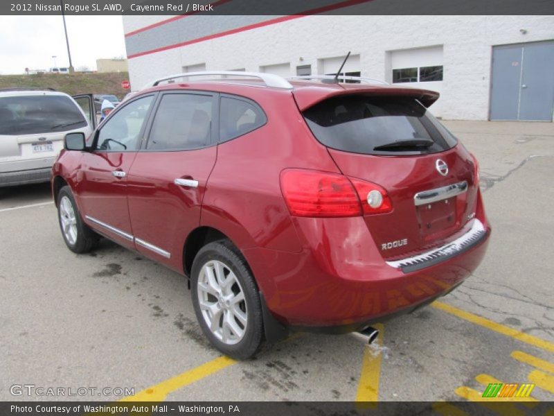 Cayenne Red / Black 2012 Nissan Rogue SL AWD