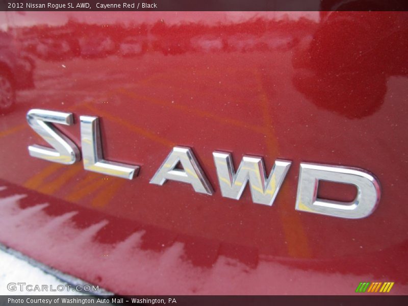 Cayenne Red / Black 2012 Nissan Rogue SL AWD