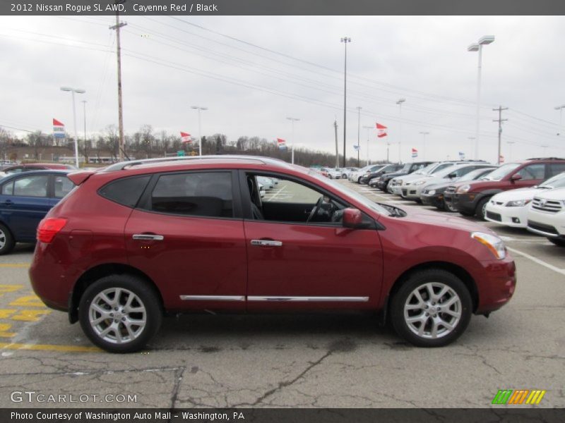 Cayenne Red / Black 2012 Nissan Rogue SL AWD