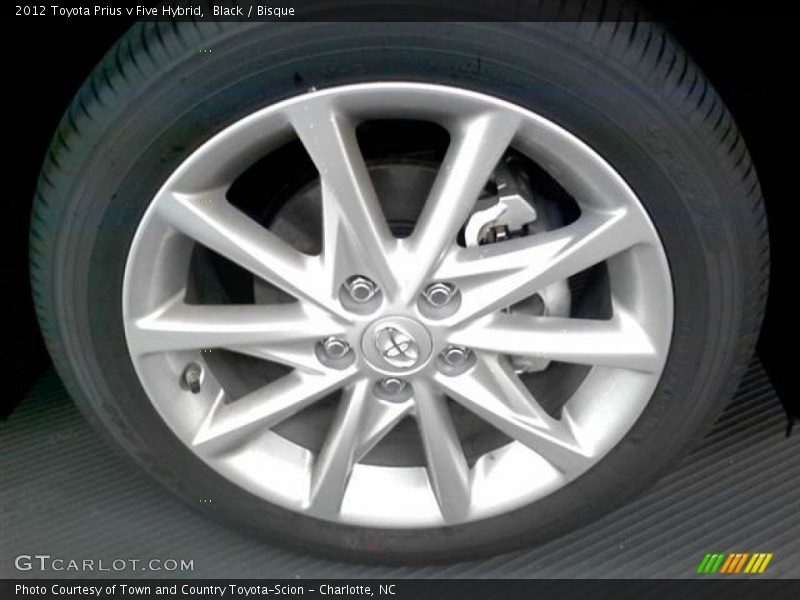 Black / Bisque 2012 Toyota Prius v Five Hybrid