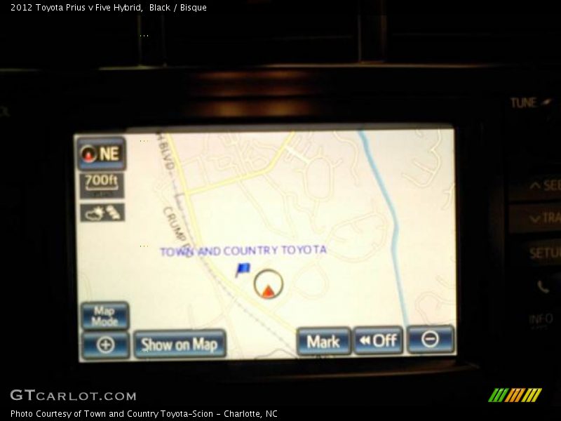 Black / Bisque 2012 Toyota Prius v Five Hybrid