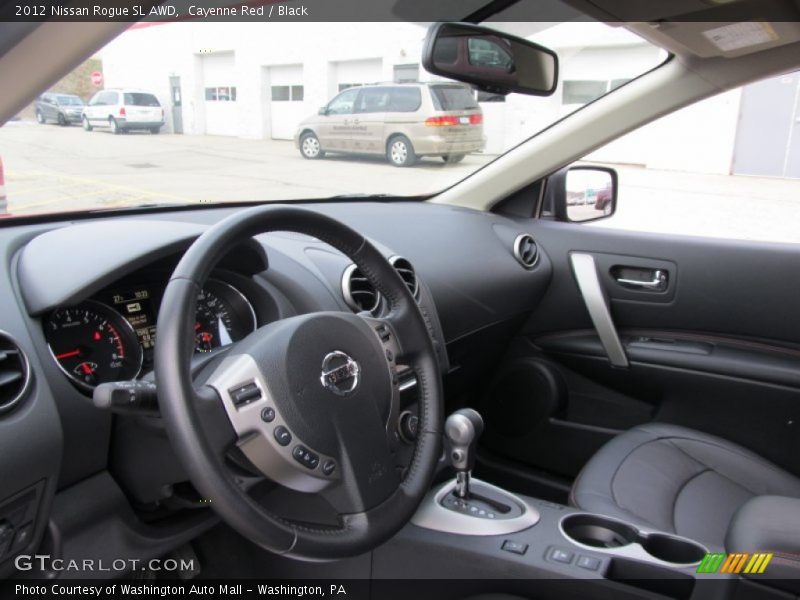 Cayenne Red / Black 2012 Nissan Rogue SL AWD
