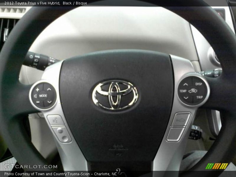 Black / Bisque 2012 Toyota Prius v Five Hybrid