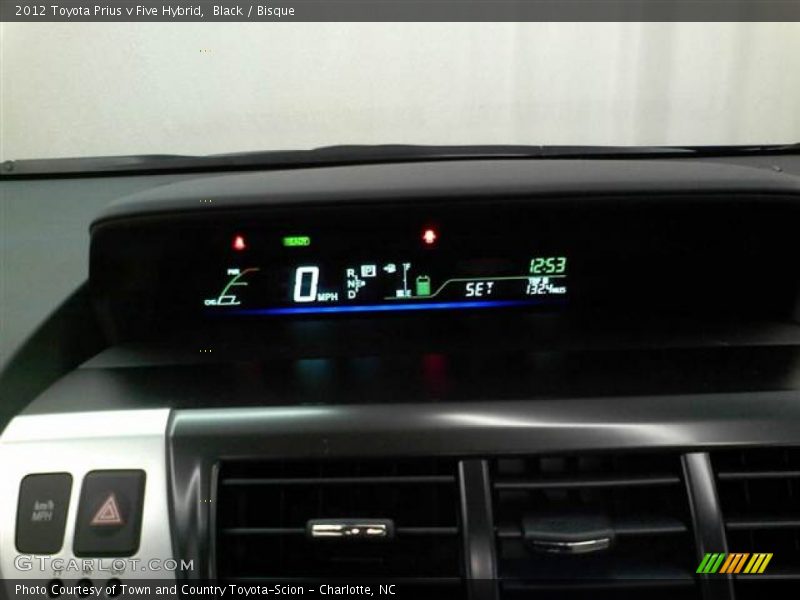 Black / Bisque 2012 Toyota Prius v Five Hybrid