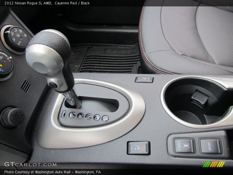  2012 Rogue SL AWD Xtronic CVT Automatic Shifter
