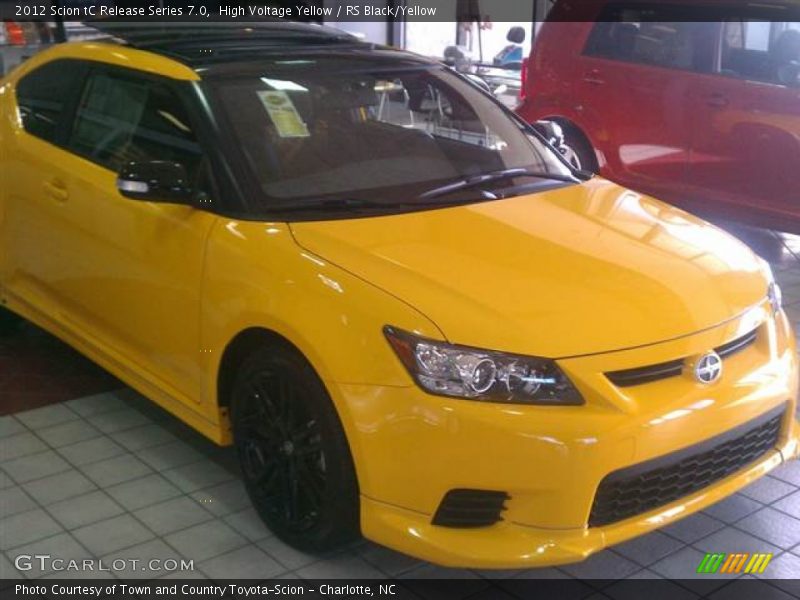 High Voltage Yellow / RS Black/Yellow 2012 Scion tC Release Series 7.0