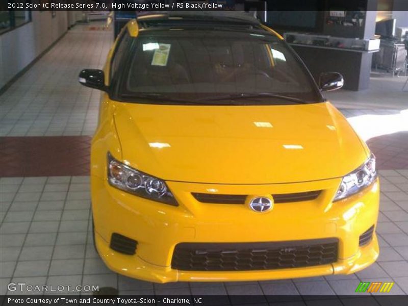 High Voltage Yellow / RS Black/Yellow 2012 Scion tC Release Series 7.0