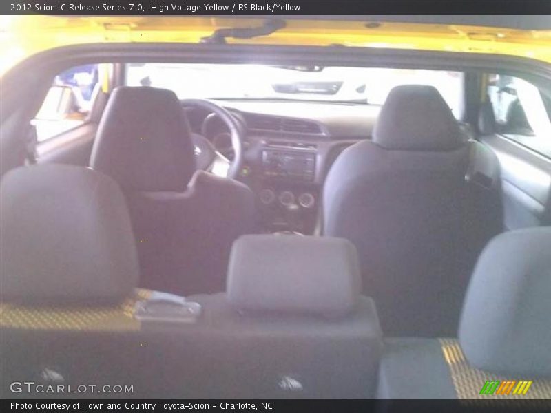 High Voltage Yellow / RS Black/Yellow 2012 Scion tC Release Series 7.0