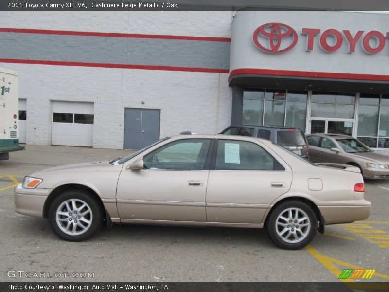 Cashmere Beige Metallic / Oak 2001 Toyota Camry XLE V6