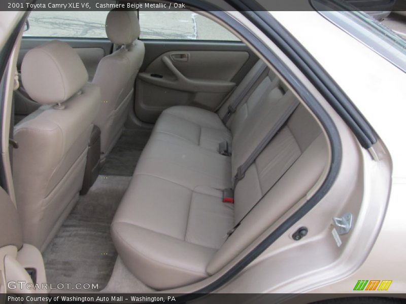 Rear Seat of 2001 Camry XLE V6