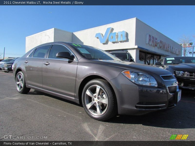 Mocha Steel Metallic / Ebony 2011 Chevrolet Malibu LT