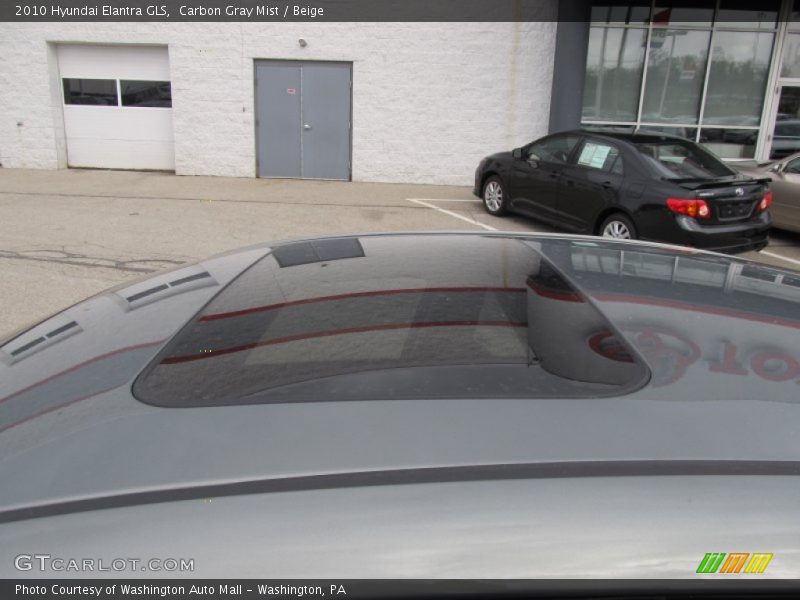 Carbon Gray Mist / Beige 2010 Hyundai Elantra GLS
