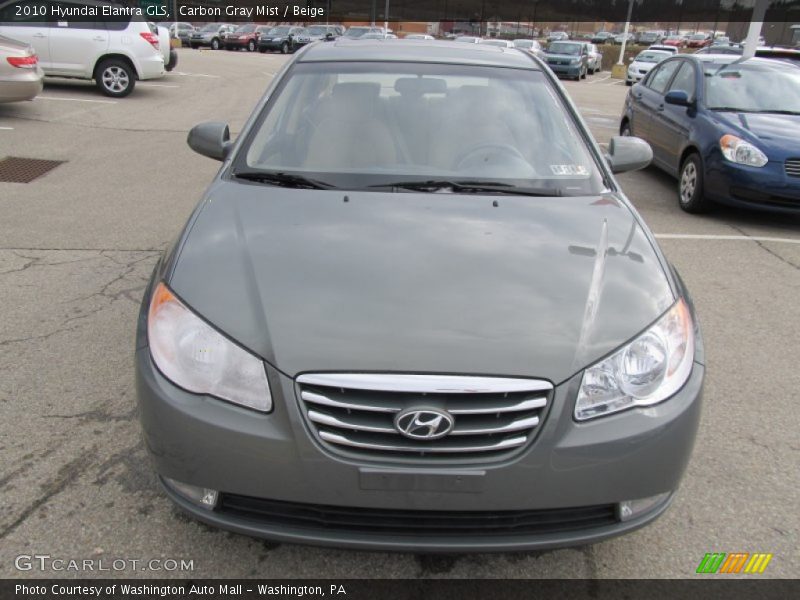 Carbon Gray Mist / Beige 2010 Hyundai Elantra GLS