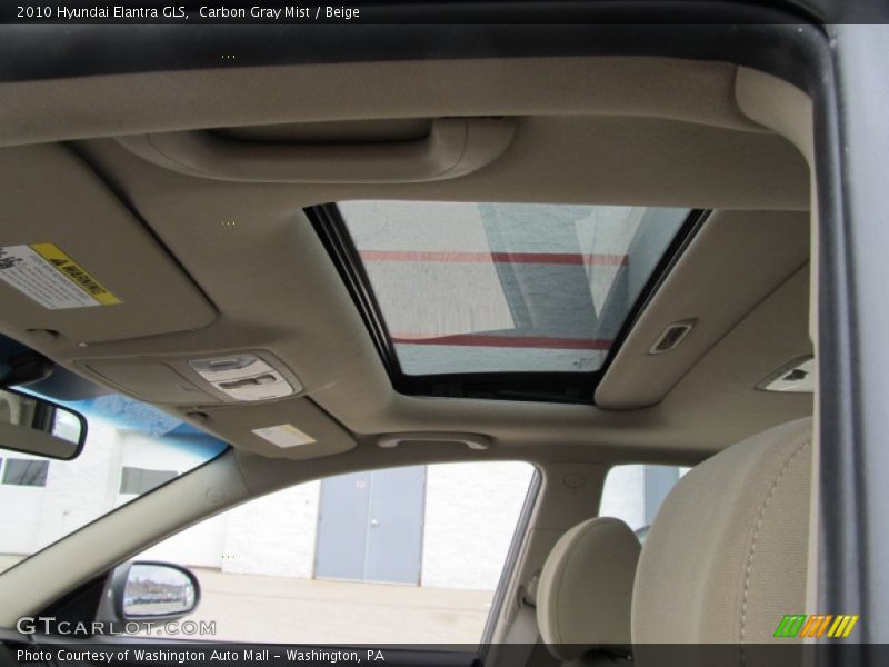 Carbon Gray Mist / Beige 2010 Hyundai Elantra GLS