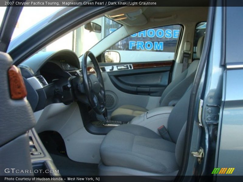 Magnesium Green Pearl / Dark Khaki/Light Graystone 2007 Chrysler Pacifica Touring