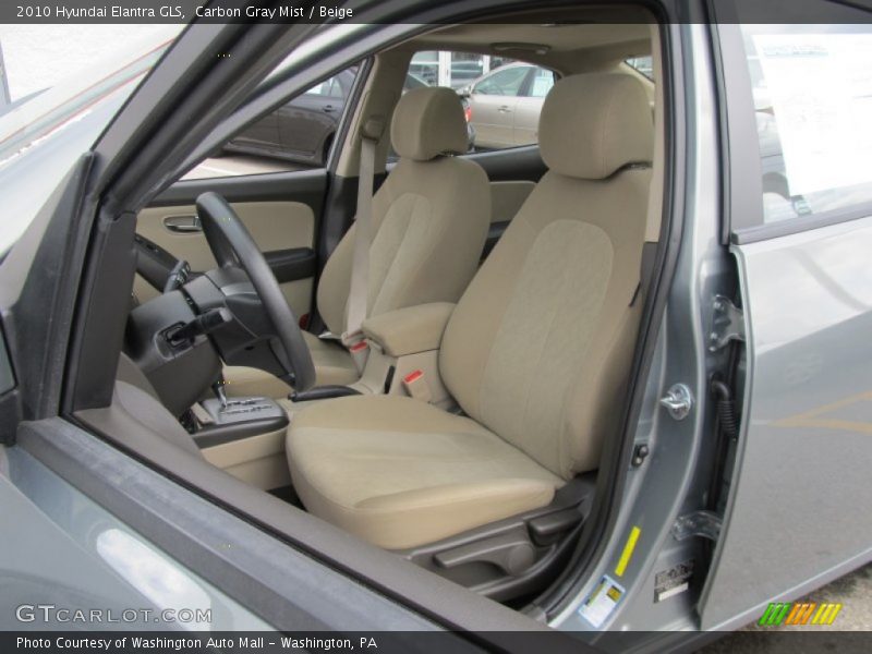 Carbon Gray Mist / Beige 2010 Hyundai Elantra GLS