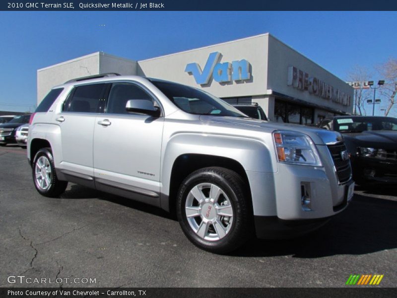 Quicksilver Metallic / Jet Black 2010 GMC Terrain SLE