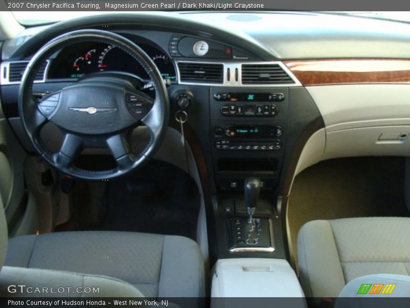 Magnesium Green Pearl / Dark Khaki/Light Graystone 2007 Chrysler Pacifica Touring