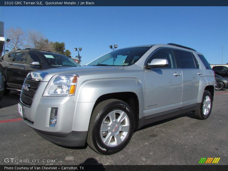 Quicksilver Metallic / Jet Black 2010 GMC Terrain SLE