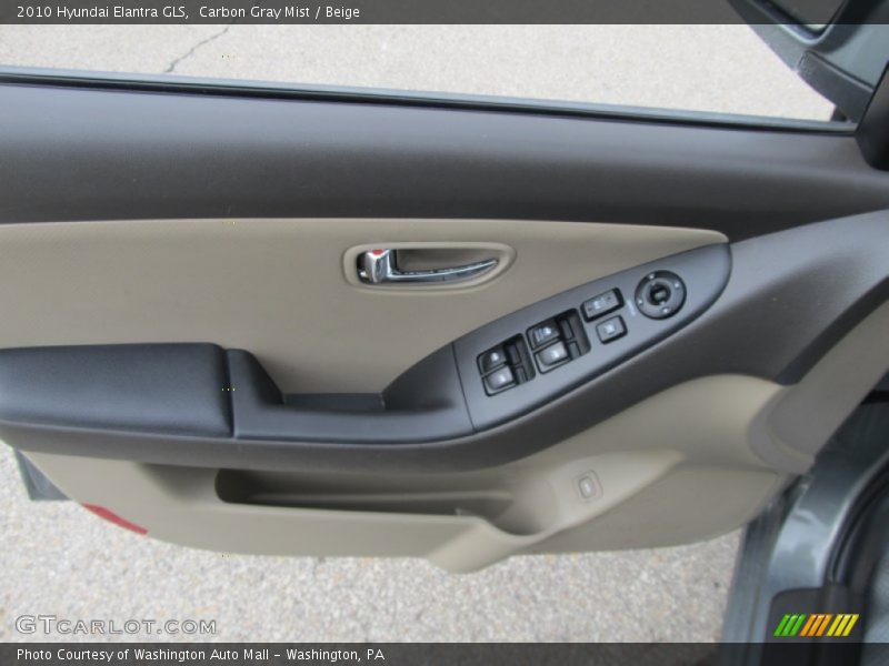 Carbon Gray Mist / Beige 2010 Hyundai Elantra GLS