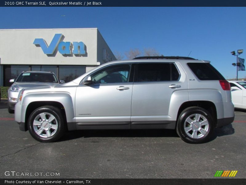 Quicksilver Metallic / Jet Black 2010 GMC Terrain SLE