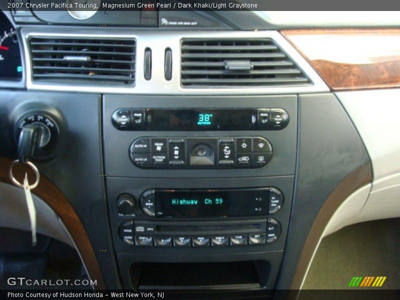 Magnesium Green Pearl / Dark Khaki/Light Graystone 2007 Chrysler Pacifica Touring