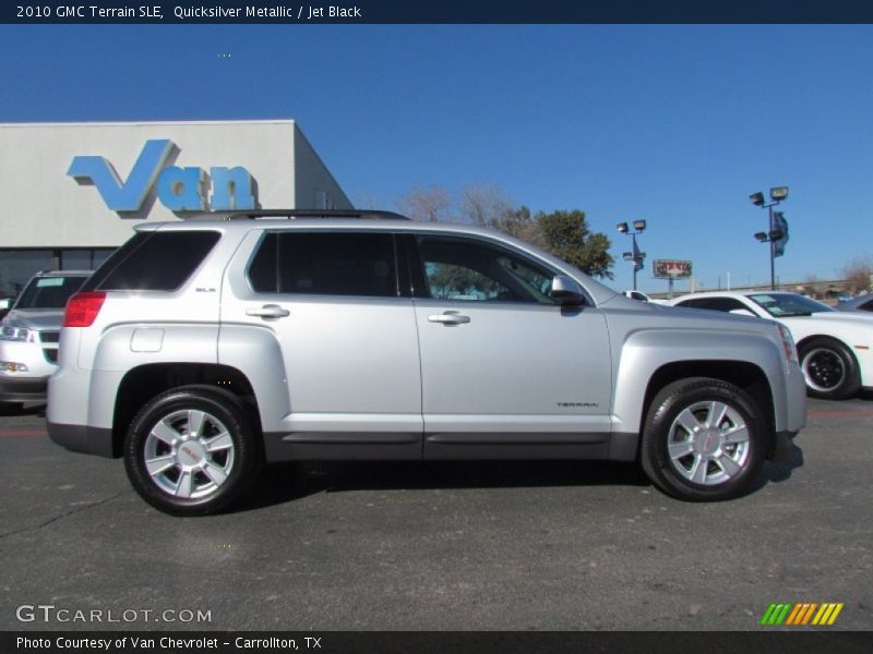 Quicksilver Metallic / Jet Black 2010 GMC Terrain SLE