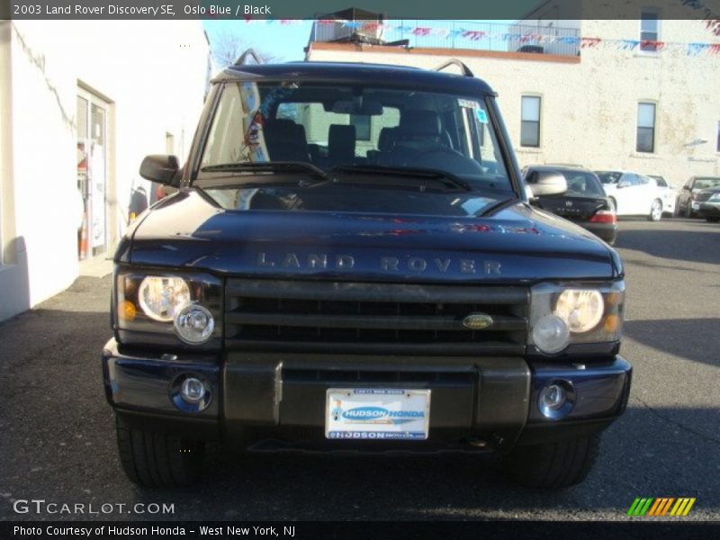 Oslo Blue / Black 2003 Land Rover Discovery SE