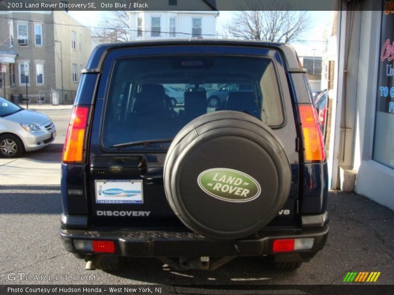 Oslo Blue / Black 2003 Land Rover Discovery SE