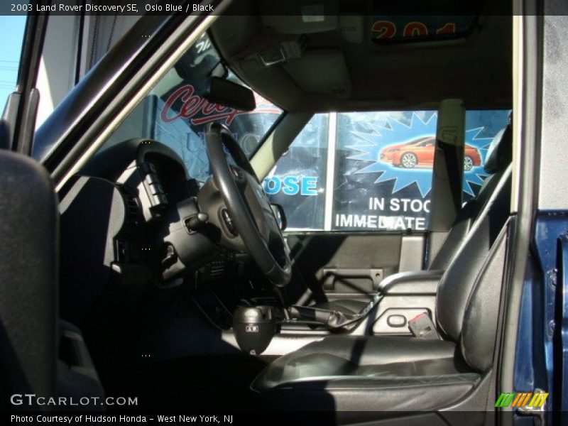 Oslo Blue / Black 2003 Land Rover Discovery SE