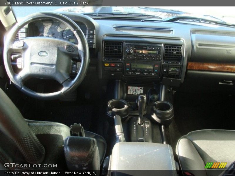Oslo Blue / Black 2003 Land Rover Discovery SE