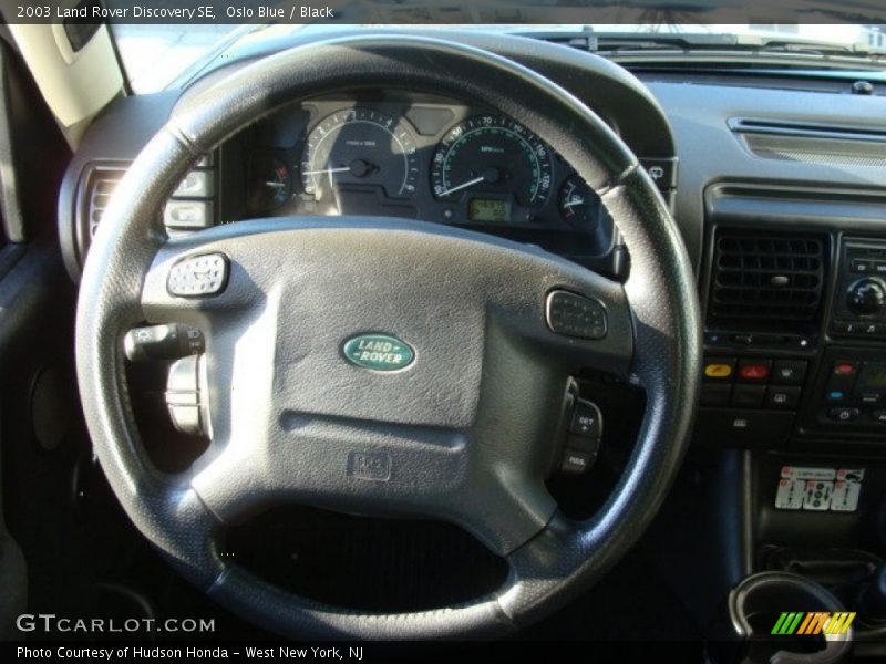 Oslo Blue / Black 2003 Land Rover Discovery SE