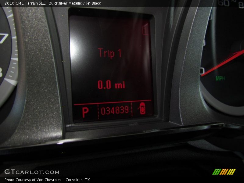 Quicksilver Metallic / Jet Black 2010 GMC Terrain SLE