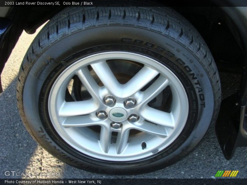 Oslo Blue / Black 2003 Land Rover Discovery SE