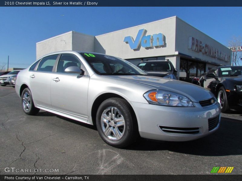 Silver Ice Metallic / Ebony 2010 Chevrolet Impala LS
