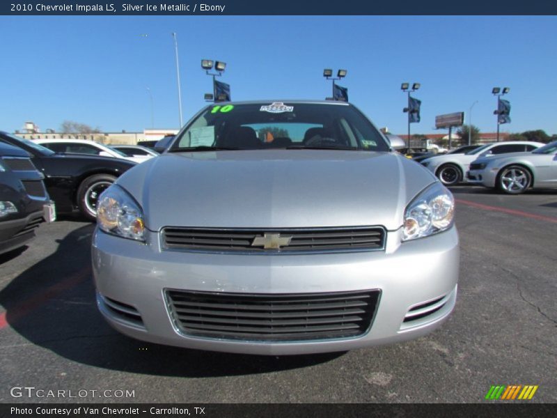 Silver Ice Metallic / Ebony 2010 Chevrolet Impala LS