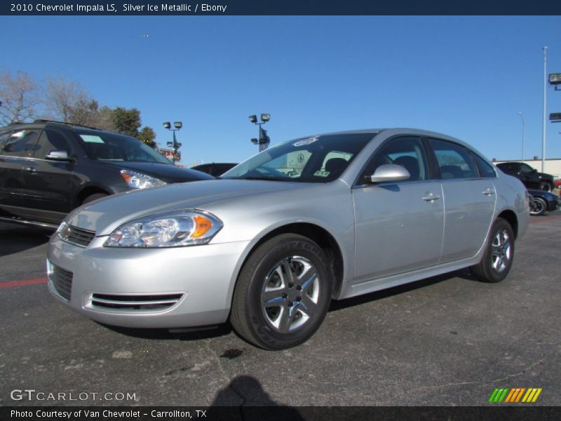 Silver Ice Metallic / Ebony 2010 Chevrolet Impala LS