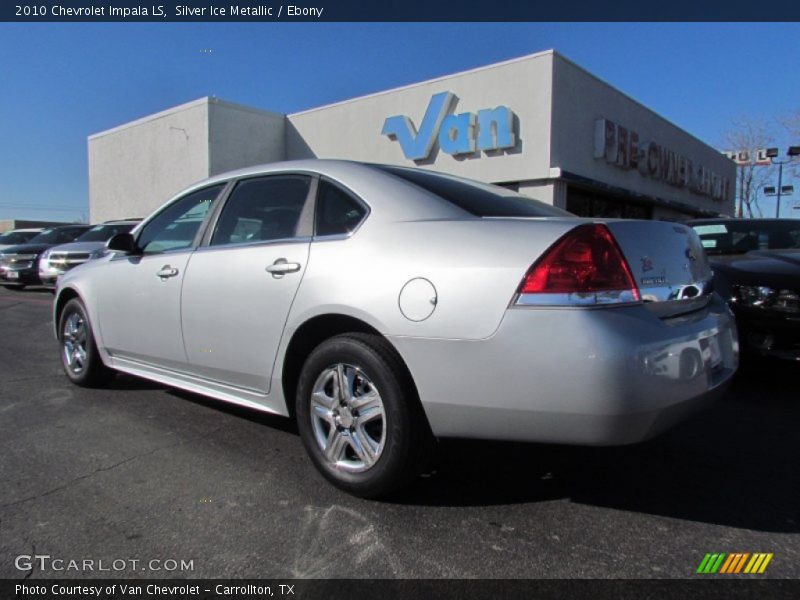 Silver Ice Metallic / Ebony 2010 Chevrolet Impala LS
