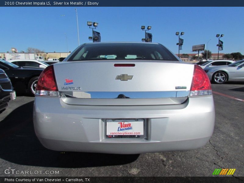 Silver Ice Metallic / Ebony 2010 Chevrolet Impala LS