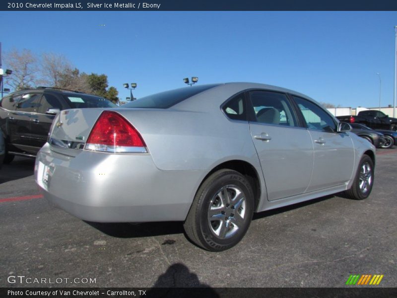 Silver Ice Metallic / Ebony 2010 Chevrolet Impala LS