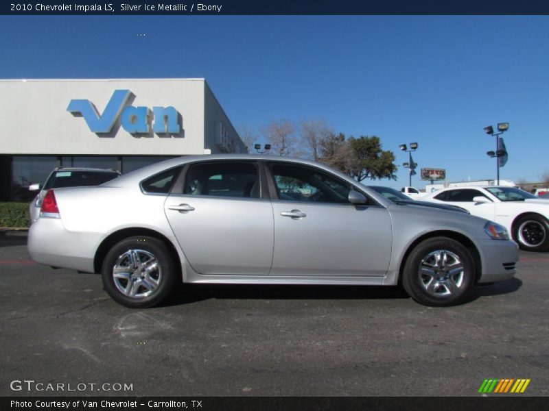 Silver Ice Metallic / Ebony 2010 Chevrolet Impala LS