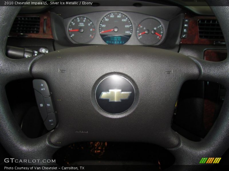 Silver Ice Metallic / Ebony 2010 Chevrolet Impala LS