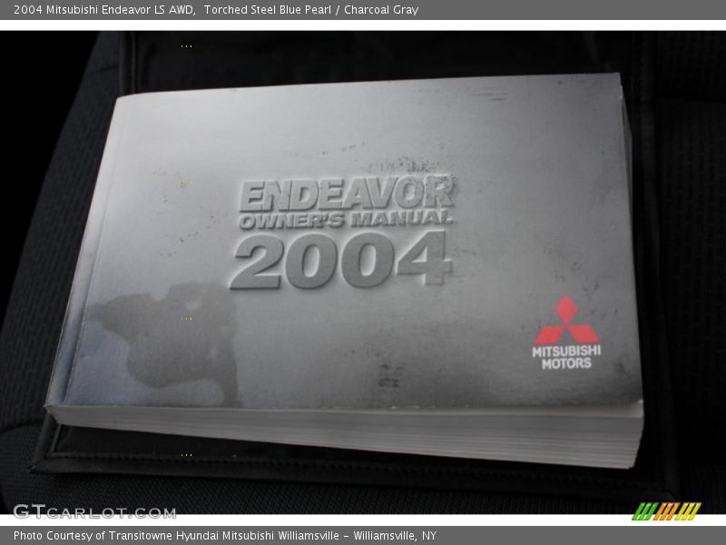 Torched Steel Blue Pearl / Charcoal Gray 2004 Mitsubishi Endeavor LS AWD